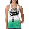  Next Level Ombre Burnout Racerback Tank Thumbnail