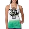  Next Level Ombre Burnout Racerback Tank Thumbnail