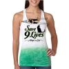  Next Level Ombre Burnout Racerback Tank Thumbnail