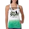  Next Level Ombre Burnout Racerback Tank Thumbnail