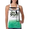  Next Level Ombre Burnout Racerback Tank Thumbnail