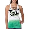 Next Level Ombre Burnout Racerback Tank Thumbnail