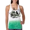  Next Level Ombre Burnout Racerback Tank Thumbnail