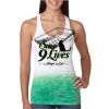  Next Level Ombre Burnout Racerback Tank Thumbnail