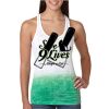  Next Level Ombre Burnout Racerback Tank Thumbnail