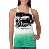  Next Level Ombre Burnout Racerback Tank Thumbnail