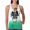  Next Level Ombre Burnout Racerback Tank Thumbnail
