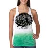  Next Level Ombre Burnout Racerback Tank Thumbnail