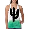  Next Level Ombre Burnout Racerback Tank Thumbnail