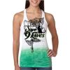  Next Level Ombre Burnout Racerback Tank Thumbnail