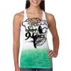  Next Level Ombre Burnout Racerback Tank Thumbnail
