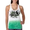  Next Level Ombre Burnout Racerback Tank Thumbnail