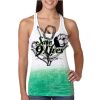  Next Level Ombre Burnout Racerback Tank Thumbnail