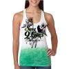  Next Level Ombre Burnout Racerback Tank Thumbnail