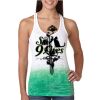  Next Level Ombre Burnout Racerback Tank Thumbnail