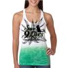  Next Level Ombre Burnout Racerback Tank Thumbnail