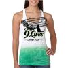  Next Level Ombre Burnout Racerback Tank Thumbnail