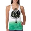  Next Level Ombre Burnout Racerback Tank Thumbnail