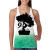  Next Level Ombre Burnout Racerback Tank Thumbnail