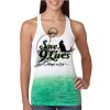  Next Level Ombre Burnout Racerback Tank Thumbnail