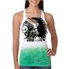  Next Level Ombre Burnout Racerback Tank Thumbnail