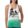  Next Level Ombre Burnout Racerback Tank Thumbnail