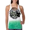  Next Level Ombre Burnout Racerback Tank Thumbnail
