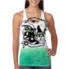  Next Level Ombre Burnout Racerback Tank Thumbnail