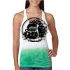  Next Level Ombre Burnout Racerback Tank Thumbnail