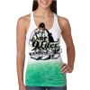  Next Level Ombre Burnout Racerback Tank Thumbnail