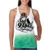  Next Level Ombre Burnout Racerback Tank Thumbnail