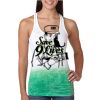  Next Level Ombre Burnout Racerback Tank Thumbnail