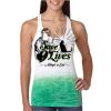  Next Level Ombre Burnout Racerback Tank Thumbnail