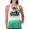  Next Level Ombre Burnout Racerback Tank Thumbnail