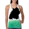  Next Level Ombre Burnout Racerback Tank Thumbnail