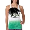  Next Level Ombre Burnout Racerback Tank Thumbnail