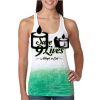  Next Level Ombre Burnout Racerback Tank Thumbnail