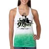  Next Level Ombre Burnout Racerback Tank Thumbnail