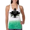  Next Level Ombre Burnout Racerback Tank Thumbnail