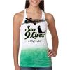  Next Level Ombre Burnout Racerback Tank Thumbnail