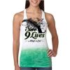  Next Level Ombre Burnout Racerback Tank Thumbnail