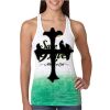  Next Level Ombre Burnout Racerback Tank Thumbnail