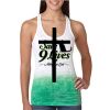  Next Level Ombre Burnout Racerback Tank Thumbnail