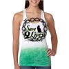  Next Level Ombre Burnout Racerback Tank Thumbnail