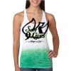  Next Level Ombre Burnout Racerback Tank Thumbnail