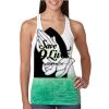  Next Level Ombre Burnout Racerback Tank Thumbnail