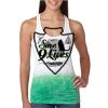  Next Level Ombre Burnout Racerback Tank Thumbnail