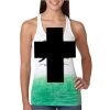  Next Level Ombre Burnout Racerback Tank Thumbnail