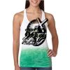  Next Level Ombre Burnout Racerback Tank Thumbnail