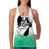  Next Level Ombre Burnout Racerback Tank Thumbnail